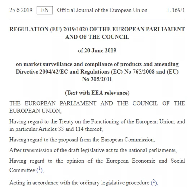 A partir de 16 de julho, os produtos CE exportados para a UE serão ilegais senão tiverem isso!